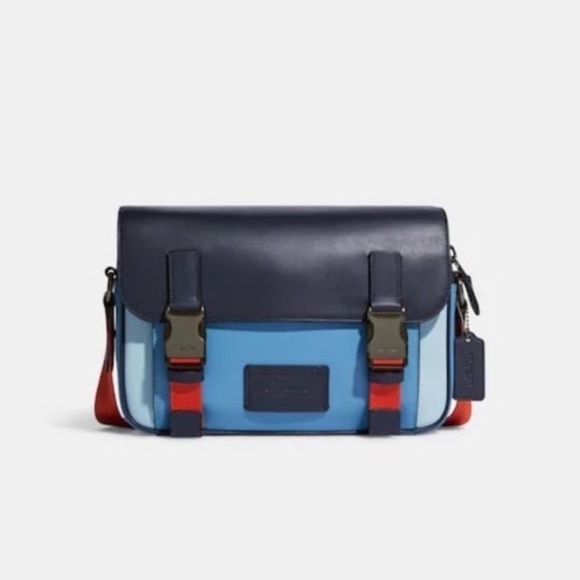 NWT!COACH TRACK CROSSBODY IN COLORBLOCK BAG(CC356) - Picture 4 of 11